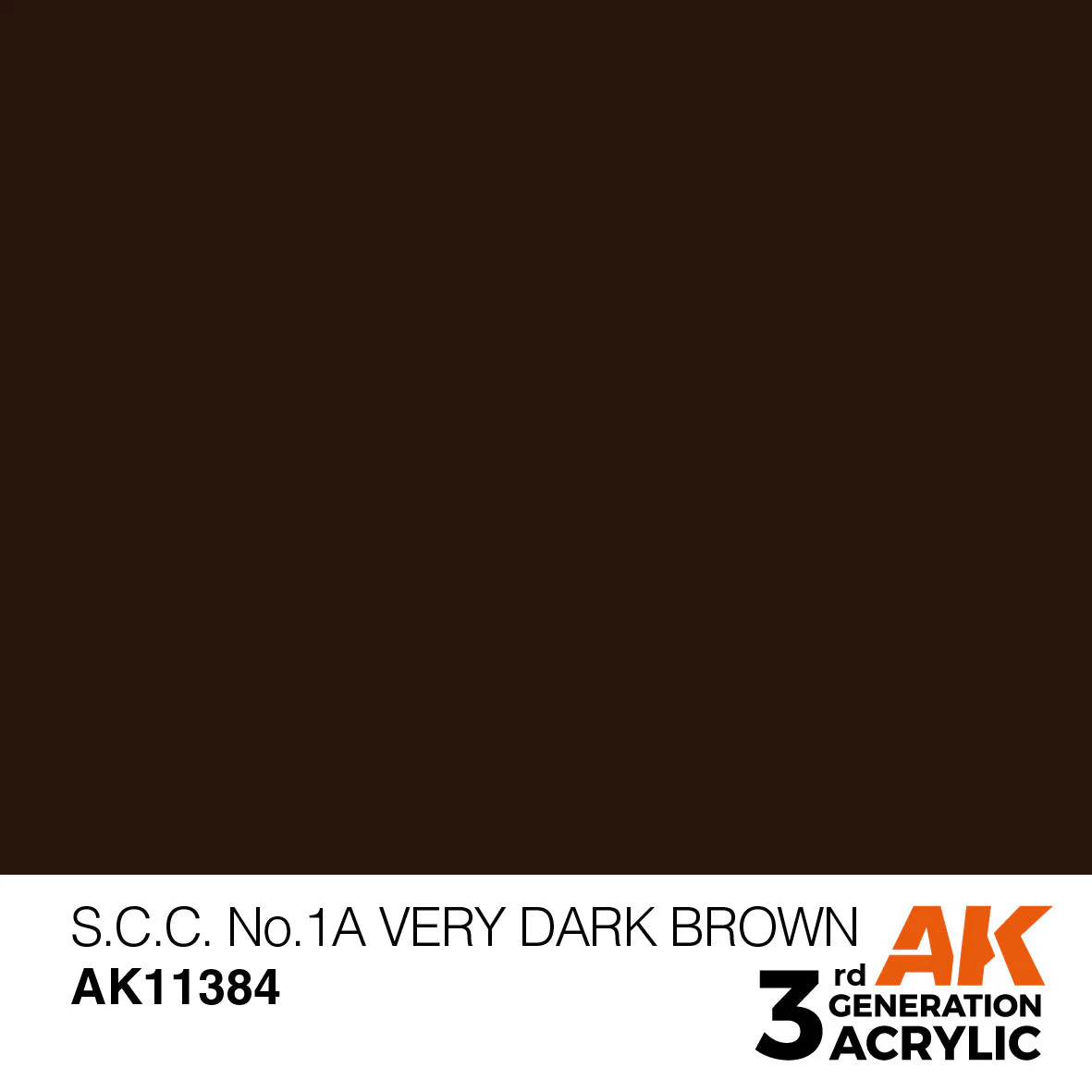 S.C.C. No.1A Very Dark Brown - Image 2
