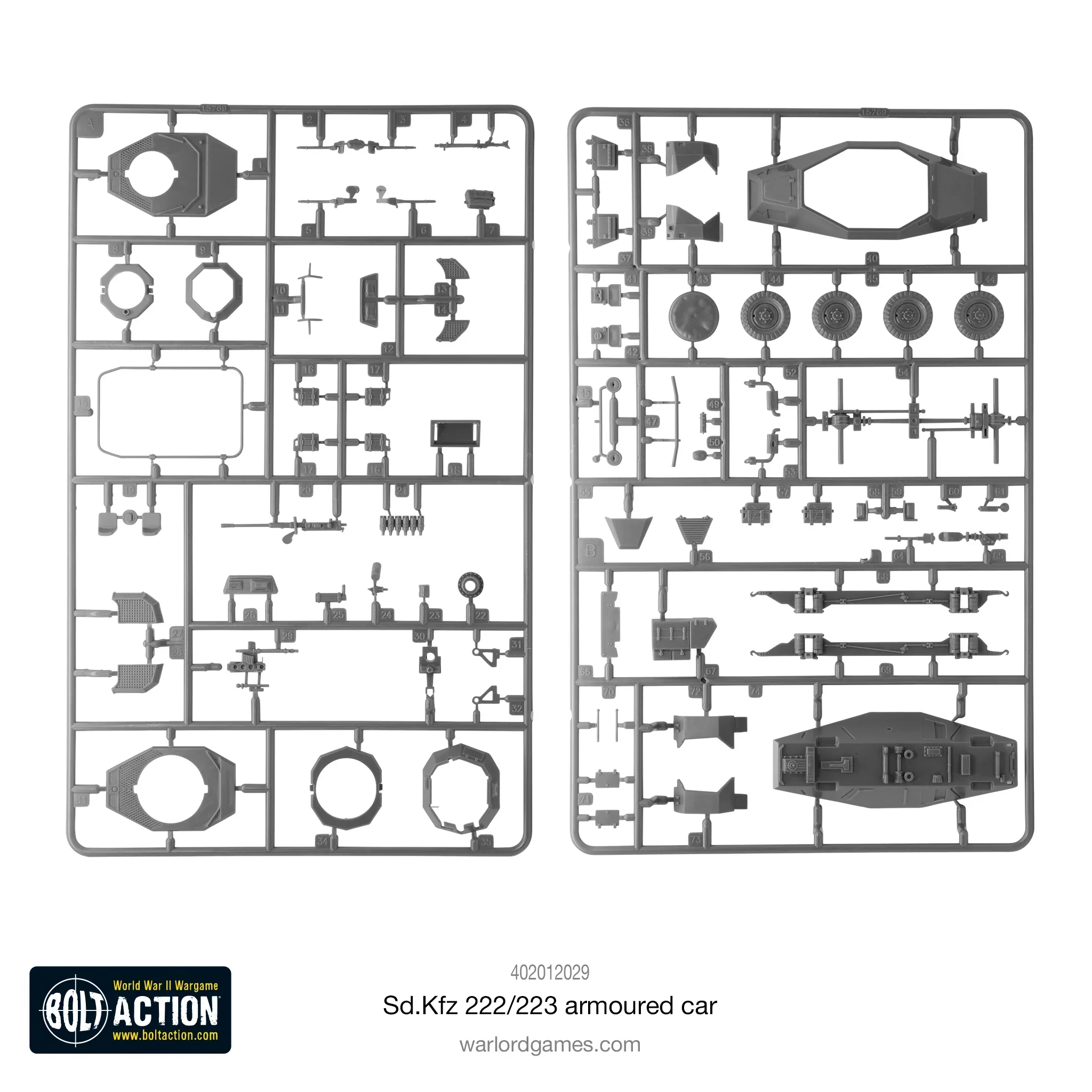 Sd.Kfz 222/223 - Frames Only - Image 2