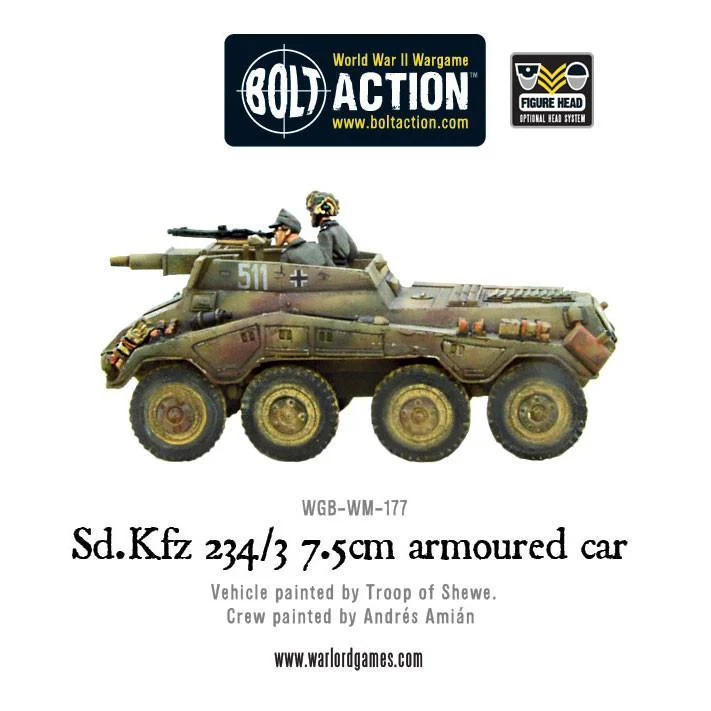 Sd.Kfz 234/3 7.5cm armoured car - Image 2
