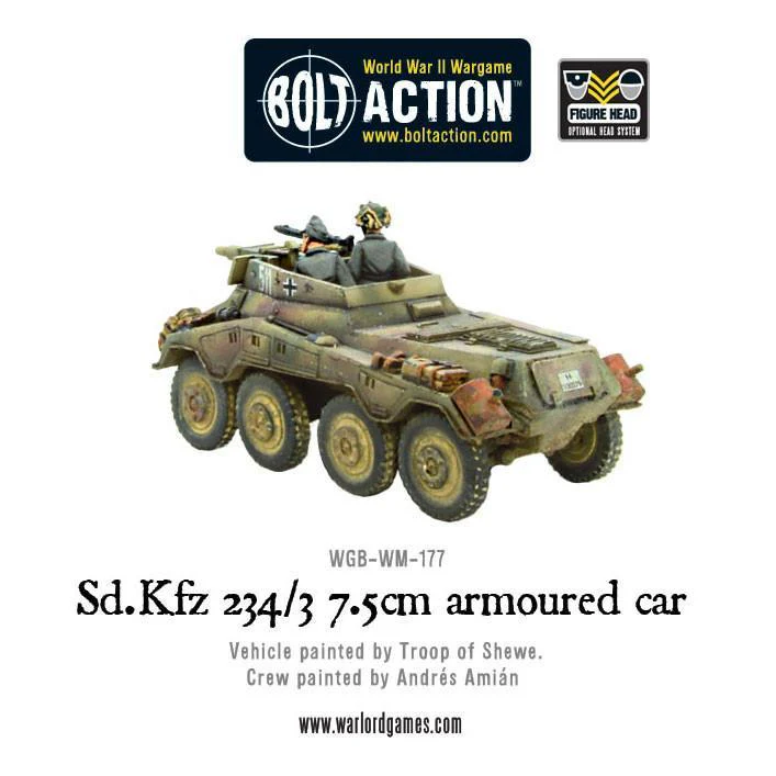 Sd.Kfz 234/3 7.5cm armoured car - Image 3