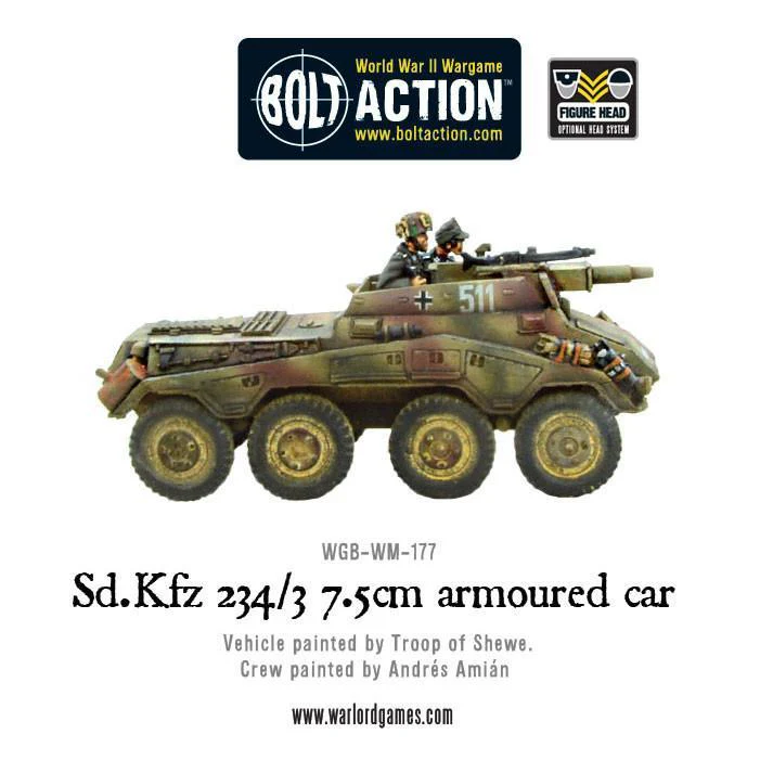 Sd.Kfz 234/3 7.5cm armoured car - Image 5