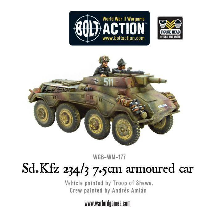 Sd.Kfz 234/3 7.5cm armoured car - Image 6