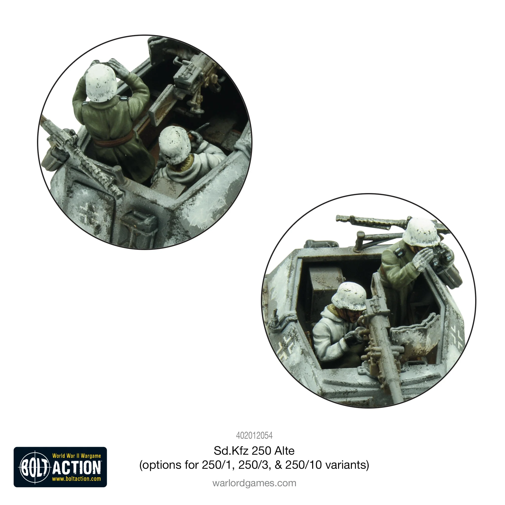 Sd.Kfz 250 (Alte) half-track (options to make 250/1, 250/3 or 250/10 variants) - Image 11