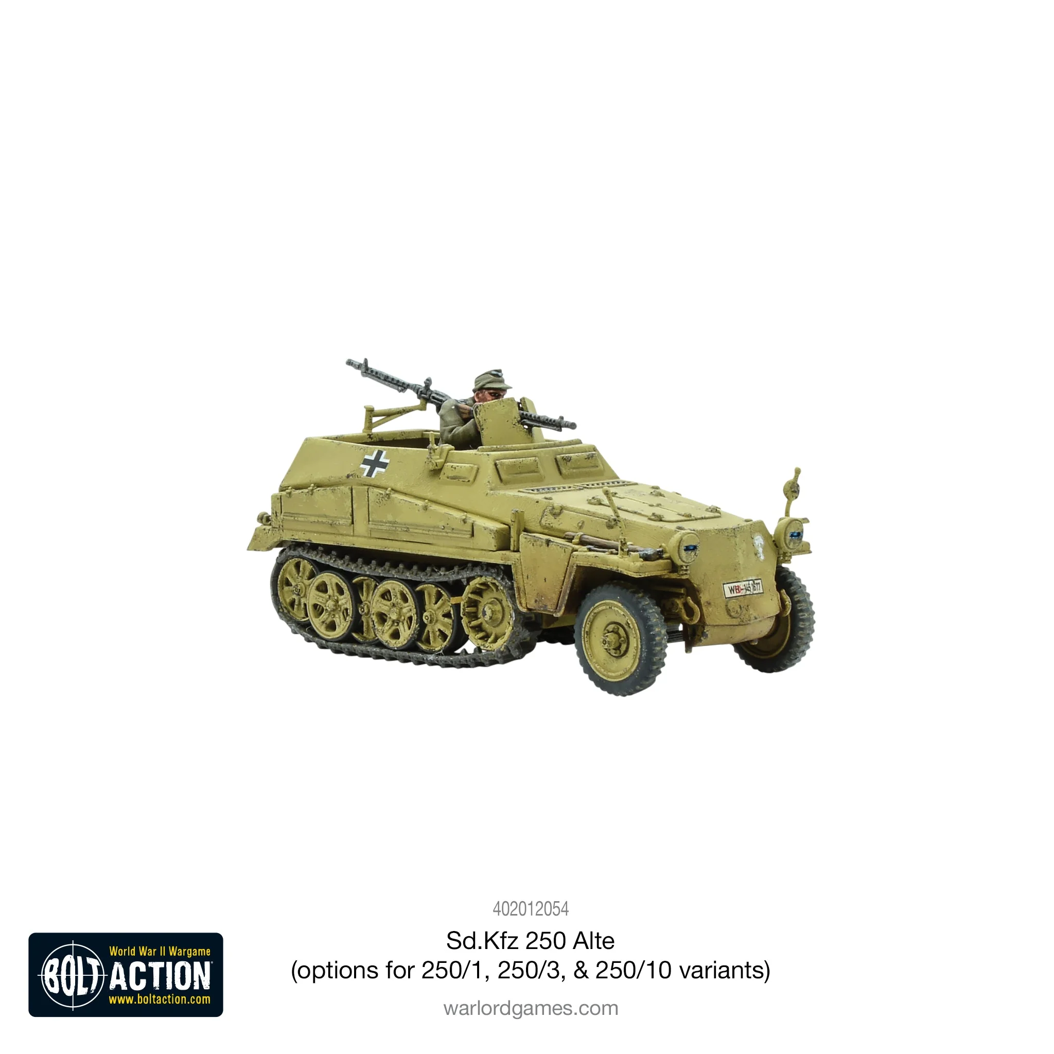 Sd.Kfz 250 (Alte) half-track (options to make 250/1, 250/3 or 250/10 variants) - Image 12