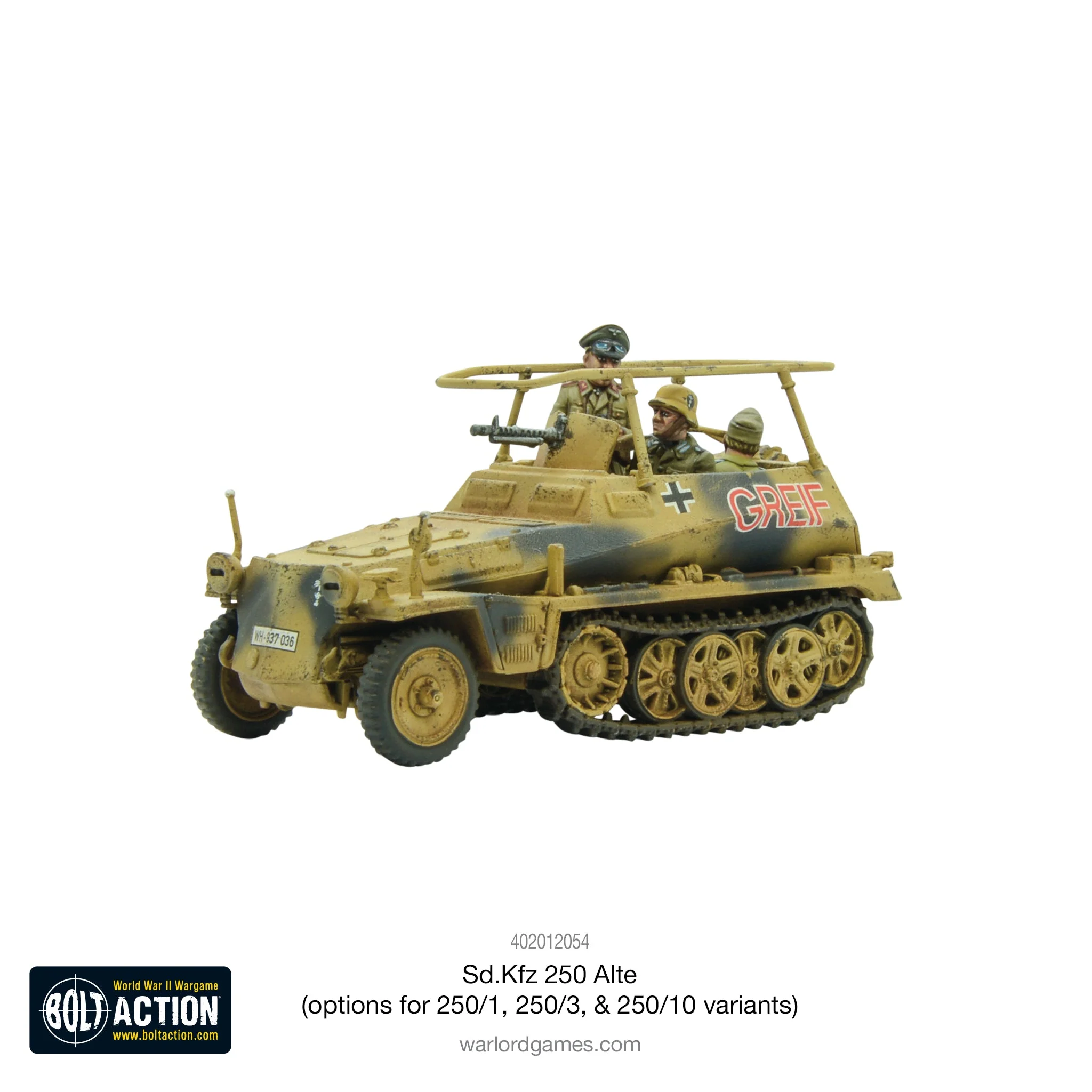 Sd.Kfz 250 (Alte) half-track (options to make 250/1, 250/3 or 250/10 variants) - Image 2