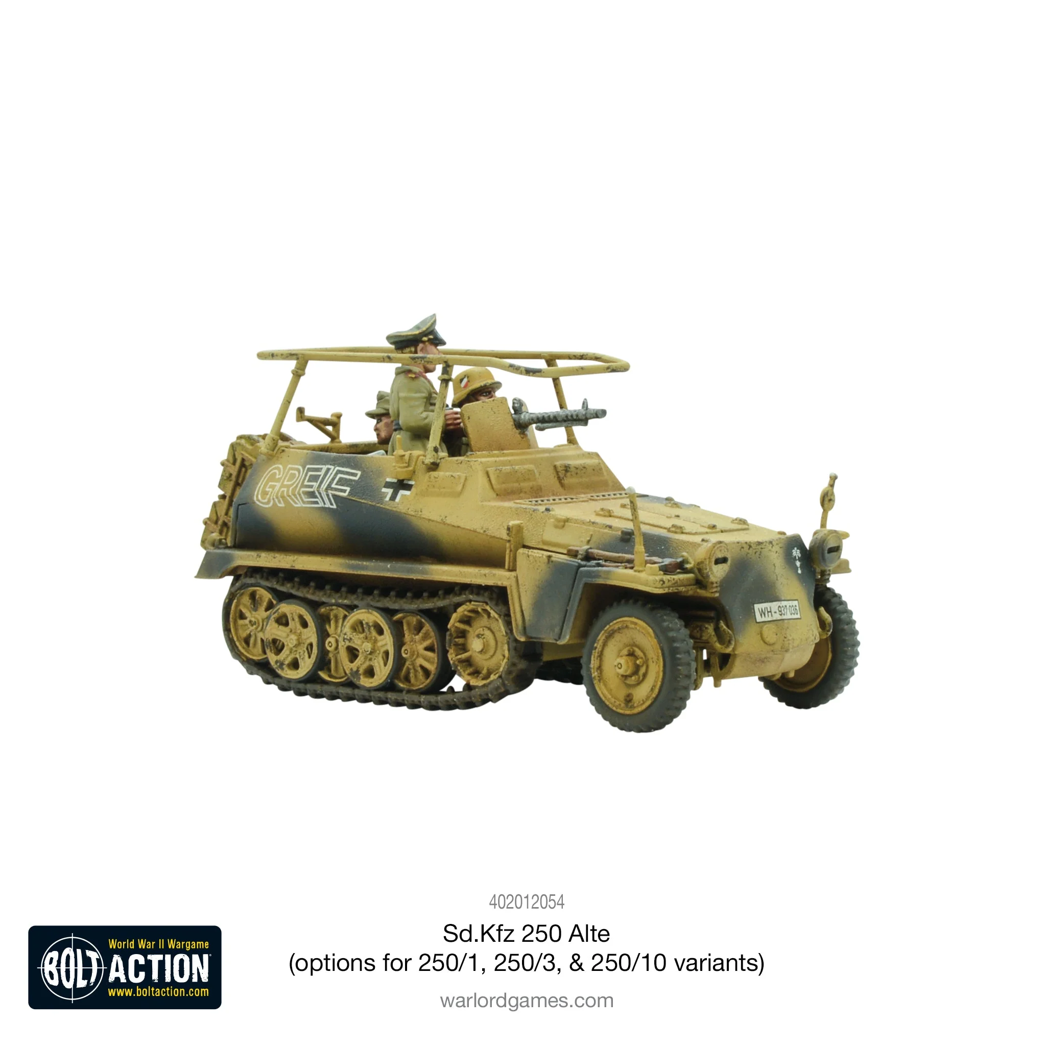 Sd.Kfz 250 (Alte) half-track (options to make 250/1, 250/3 or 250/10 variants) - Image 3
