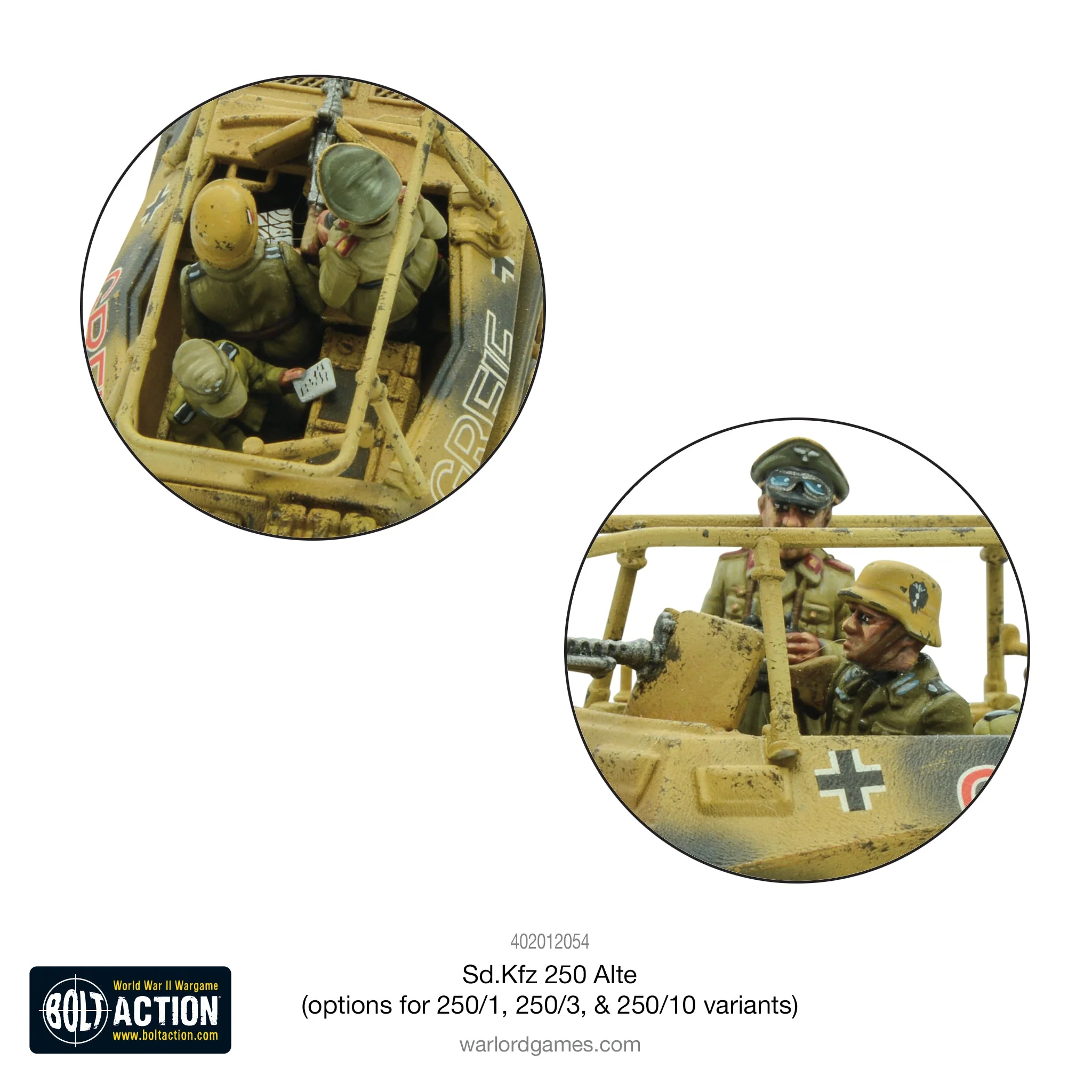 Sd.Kfz 250 (Alte) half-track (options to make 250/1, 250/3 or 250/10 variants) - Image 6