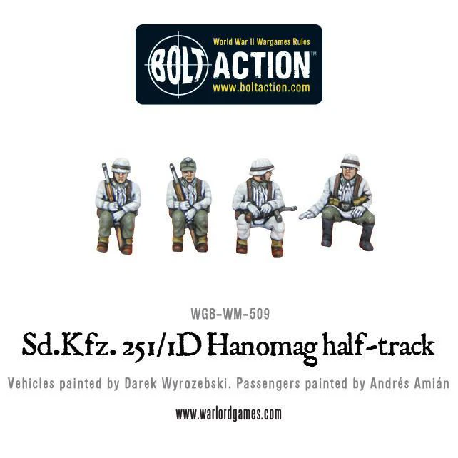 Sd.Kfz 251/1 ausf D halftrack plastic box set - Image 10