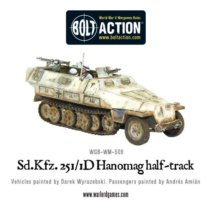 Sd.Kfz 251/1 ausf D halftrack plastic box set - Image 7