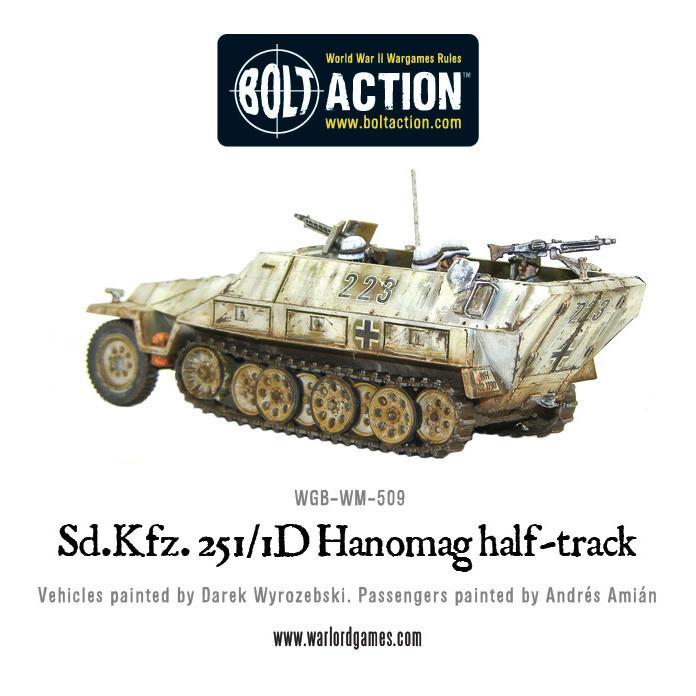 Sd.Kfz 251/1 ausf D halftrack plastic box set - Image 8