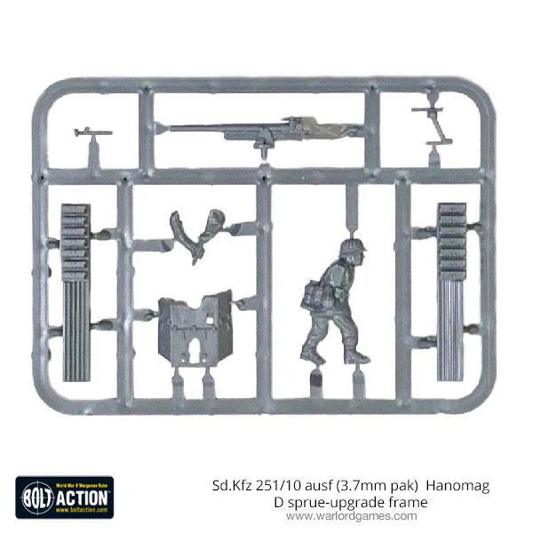 Sd.Kfz 251/10 ausf (3.7cm pak) Hanomag D sprue