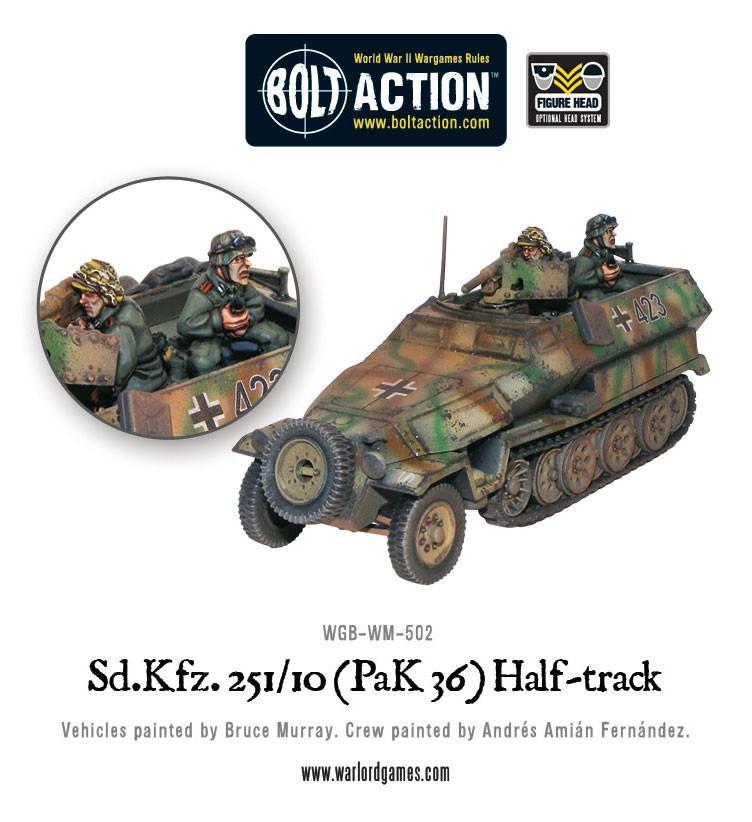 Sd.Kfz 251/10 half-track (3.7cm PaK) plastic boxed set - Image 2