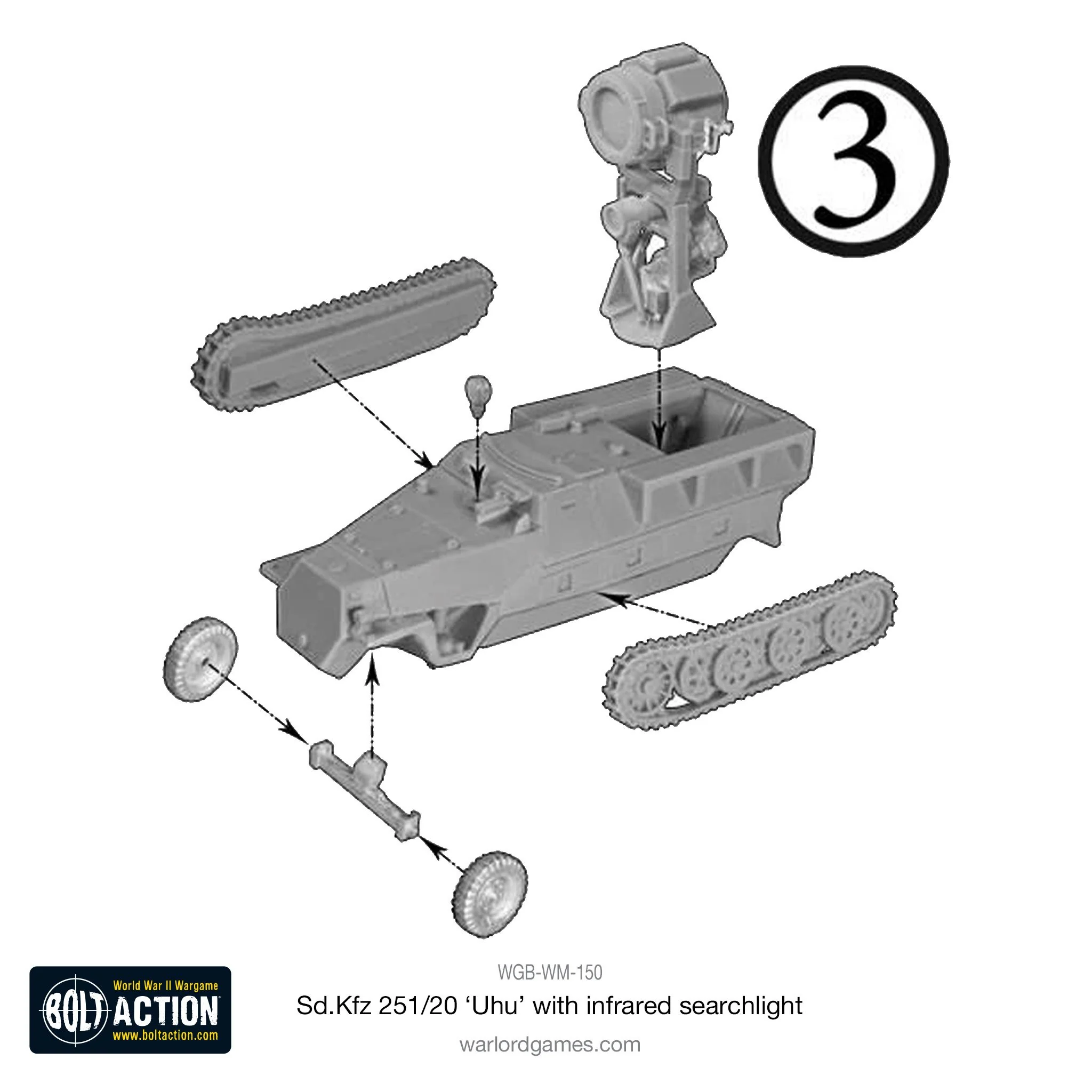 Sd.Kfz 251/20 Uhu with infra-red searchlight - Image 6