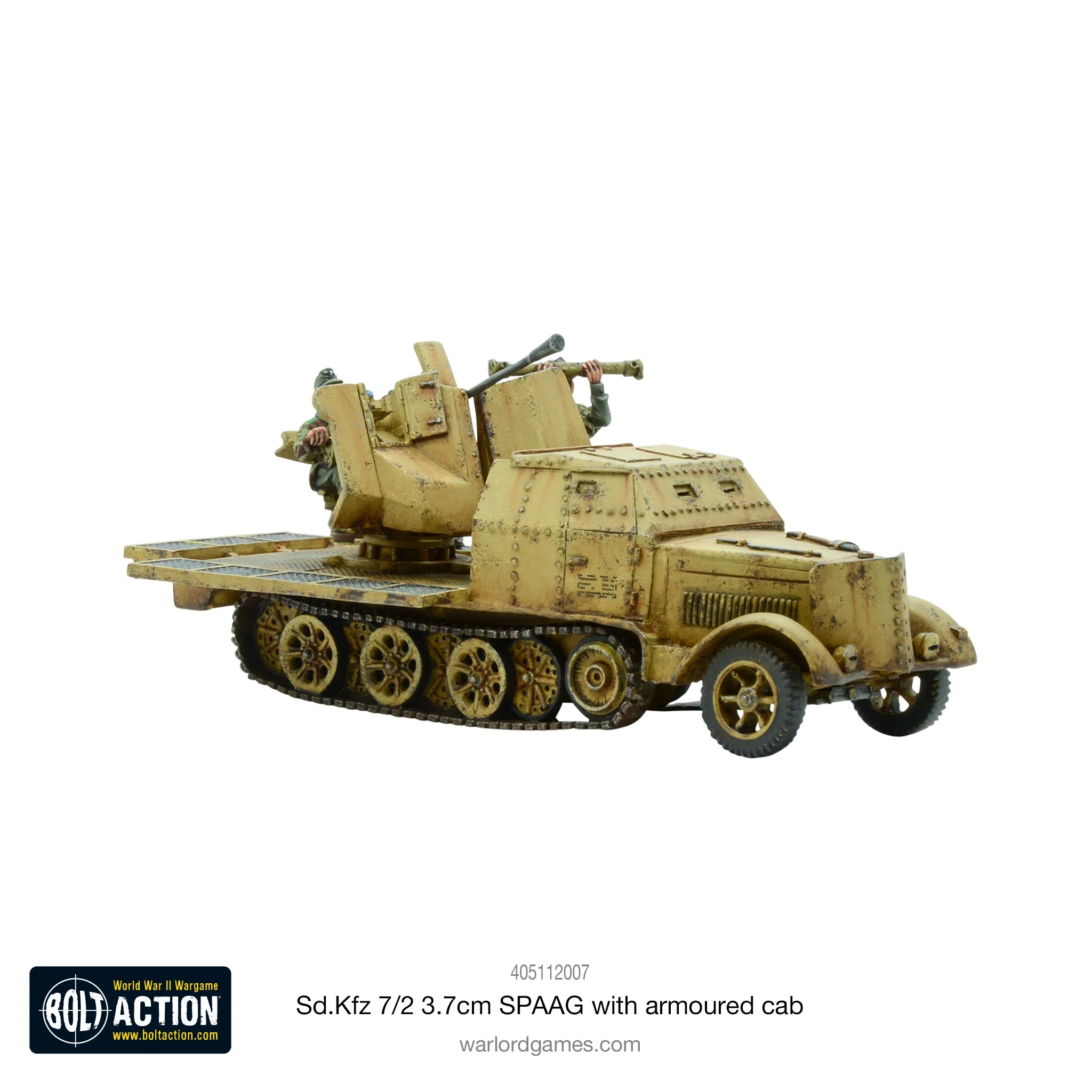 Sd.Kfz 7/2 3.7cm SPAAG with armoured cab - Image 2