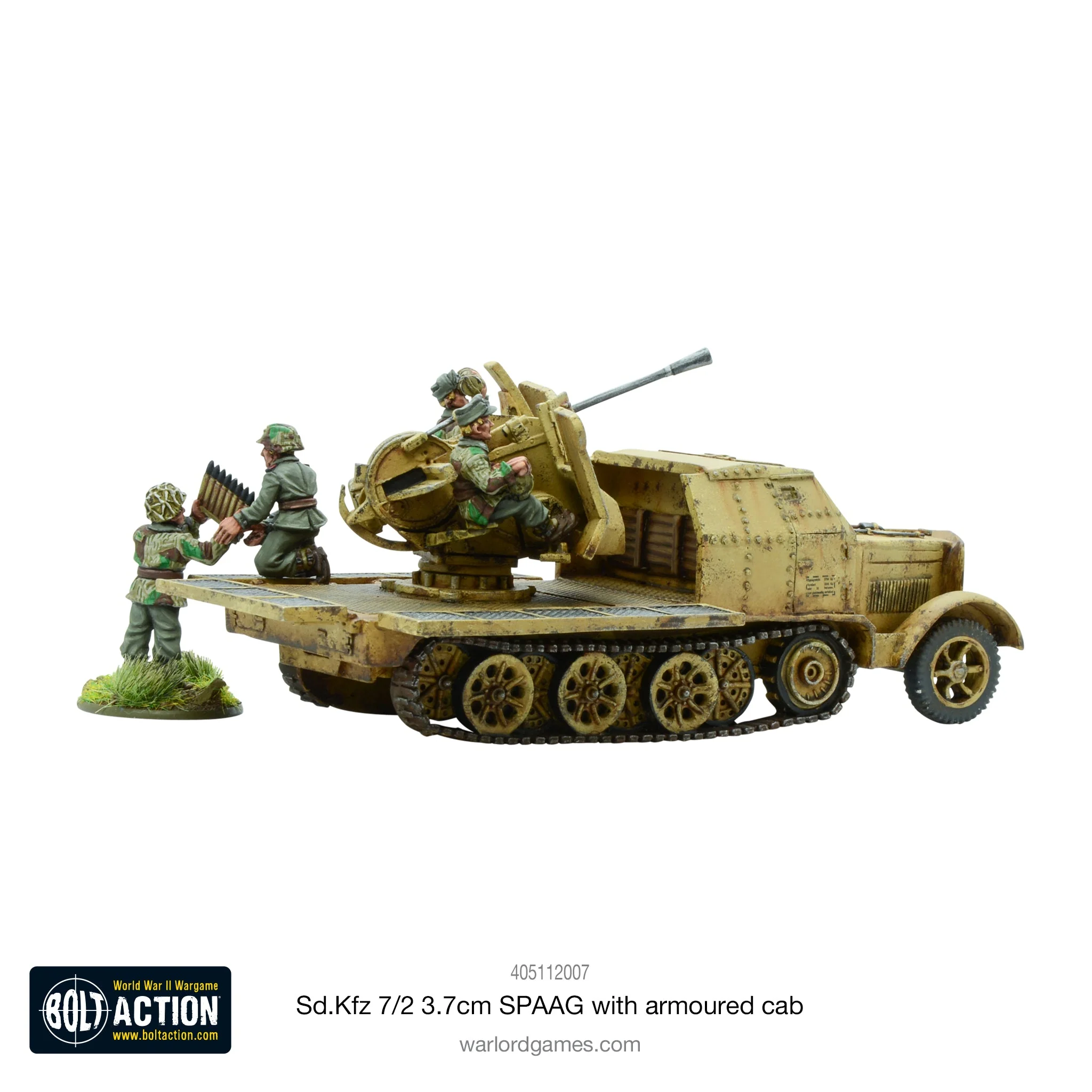 Sd.Kfz 7/2 3.7cm SPAAG with armoured cab - Image 3