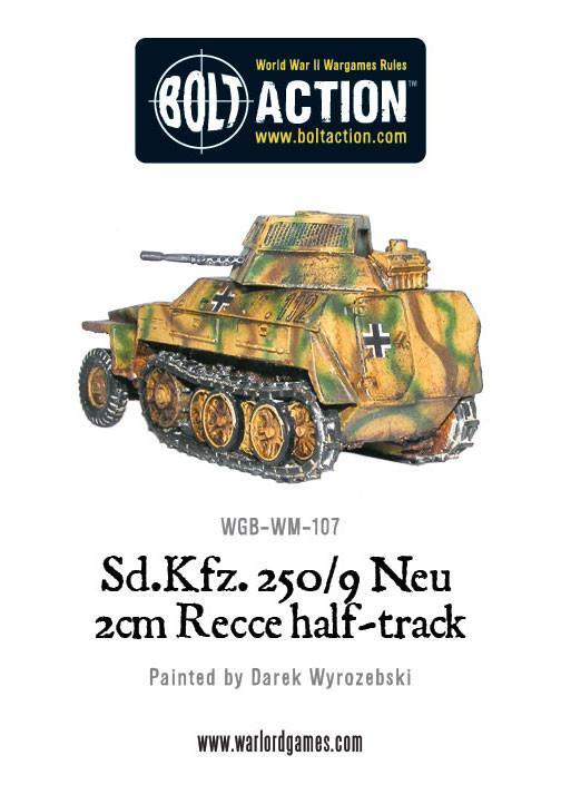 Sd.Kfz 250/9 Neu 2cm Recce half track - Image 3