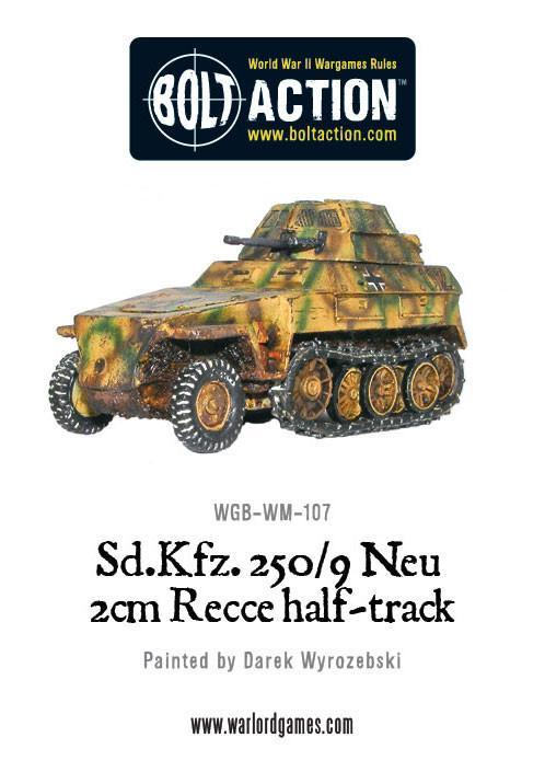 Sd.Kfz 250/9 Neu 2cm Recce half track - Image 4