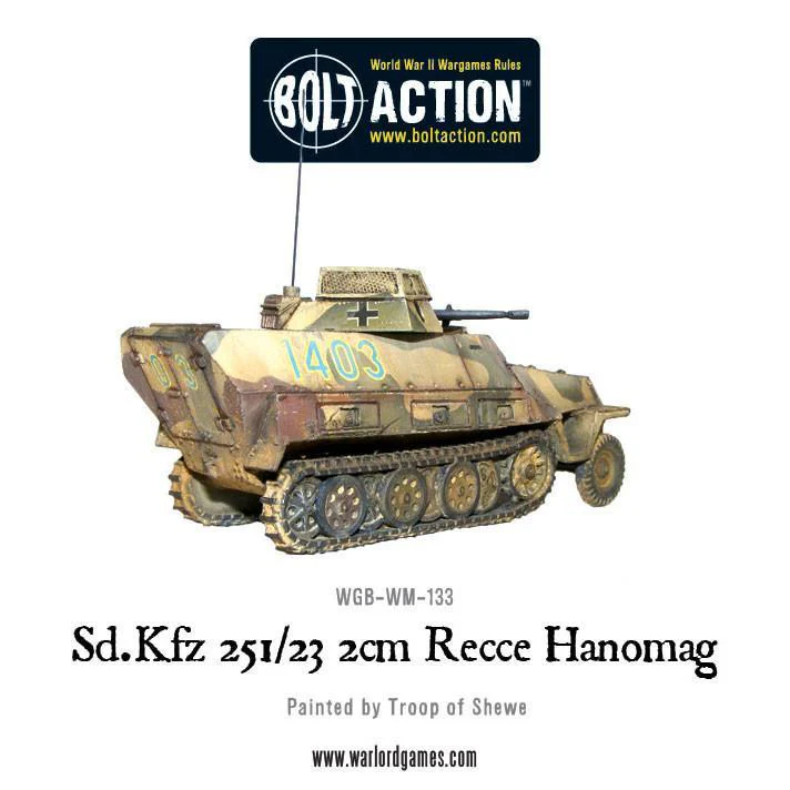 Sd.Kfz 251/23 2cm Recce Hanomag - Image 5