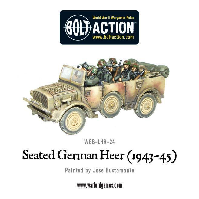 Seated German Heer (1943 - 45) - Image 2