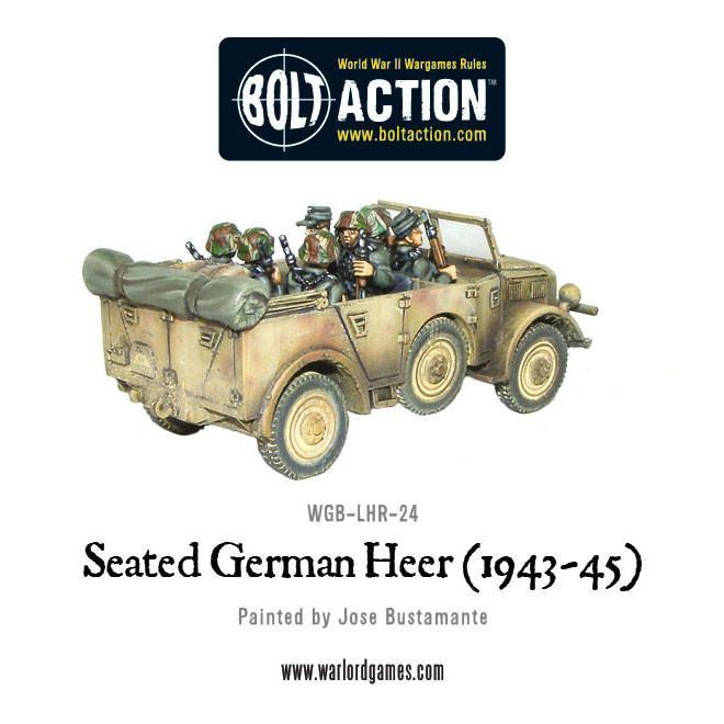 Seated German Heer (1943 - 45) - Image 3