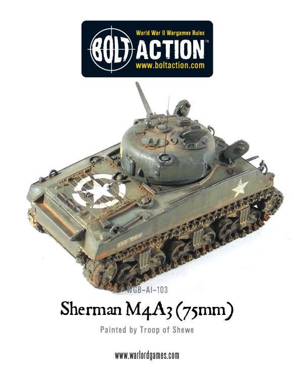 Sherman M4A3 75mm Tank - Image 3