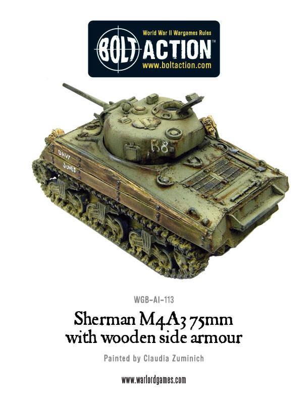 Sherman M4A3 (75mm) with wooden armour - Image 3