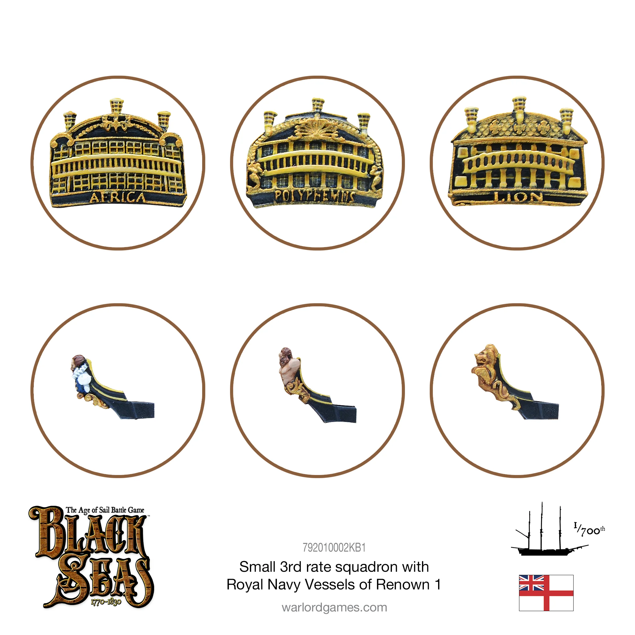 Small 3rd rate squadron with Royal Navy Vessels of Renown 1 - Image 2