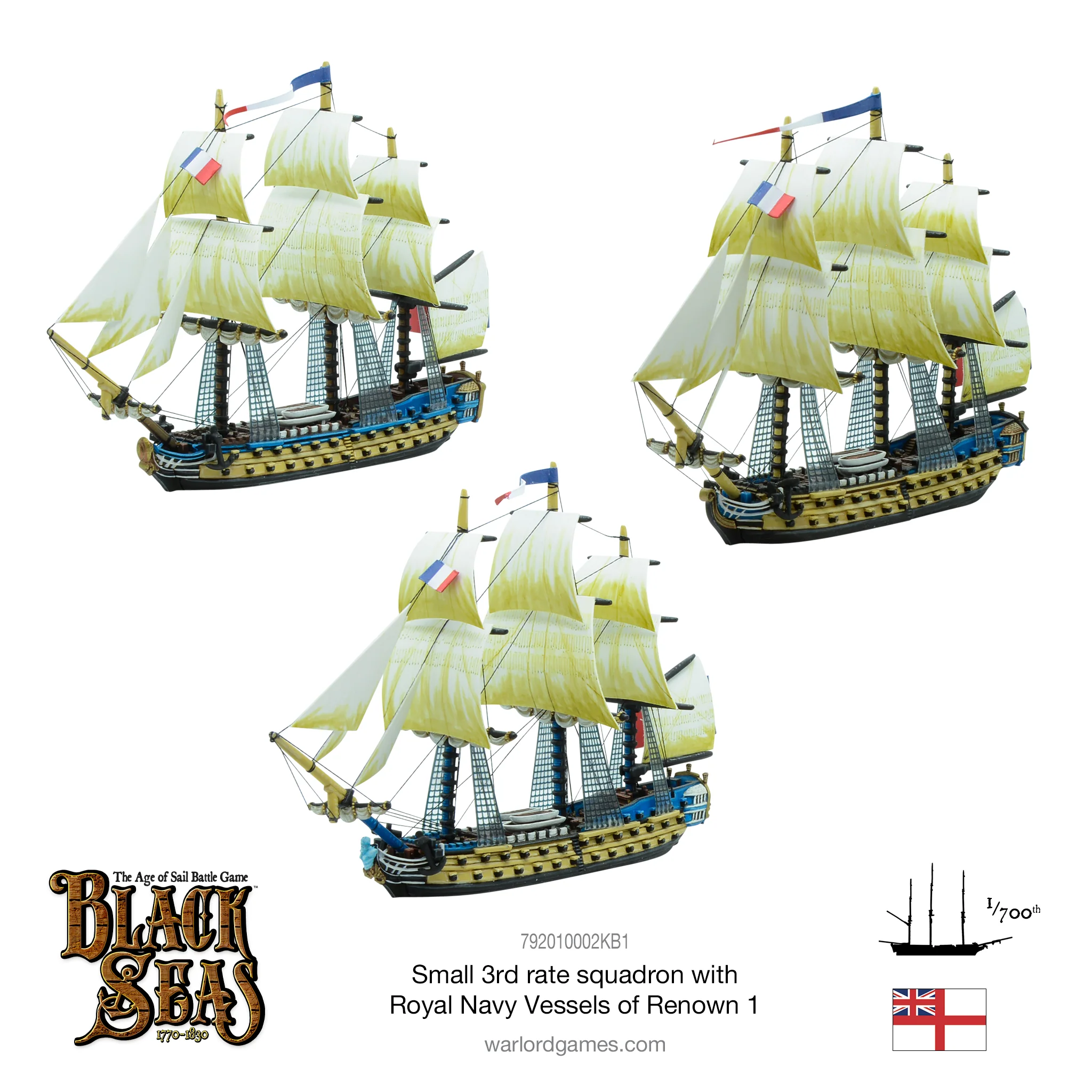 Small 3rd rate squadron with Royal Navy Vessels of Renown 1 - Image 3