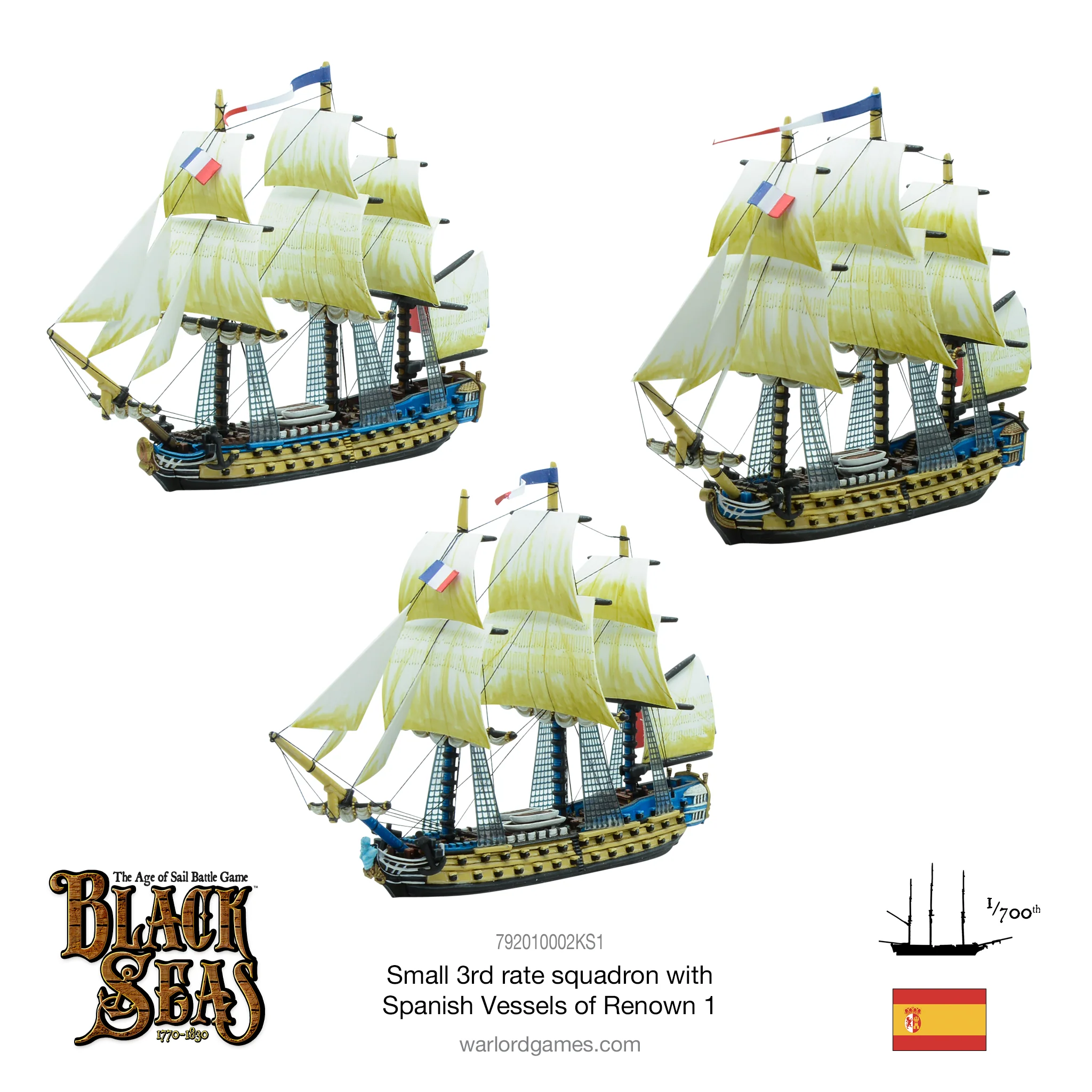 Small 3rd rate squadron with Spanish Vessels of Renown 1 - Image 3