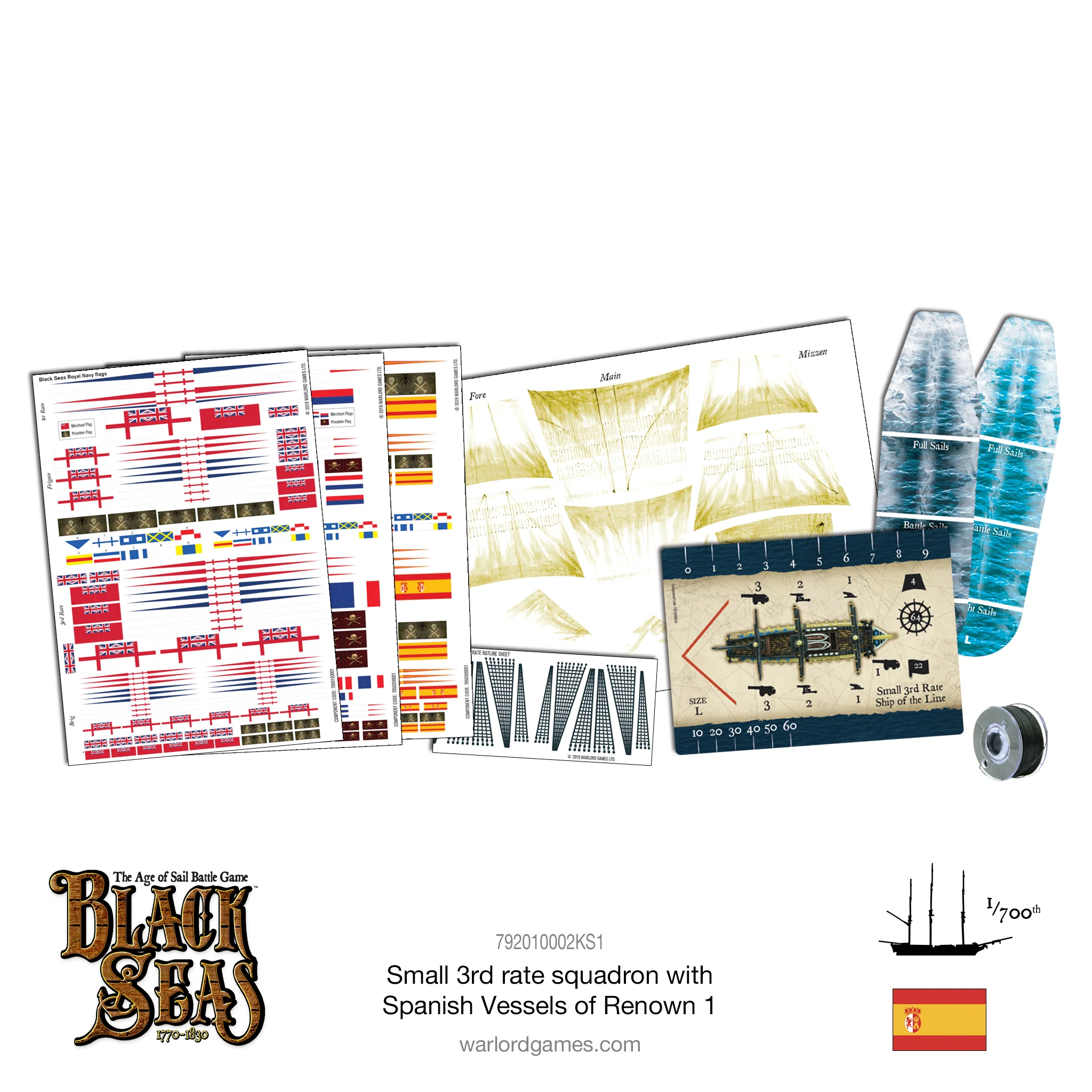 Small 3rd rate squadron with Spanish Vessels of Renown 1 - Image 4