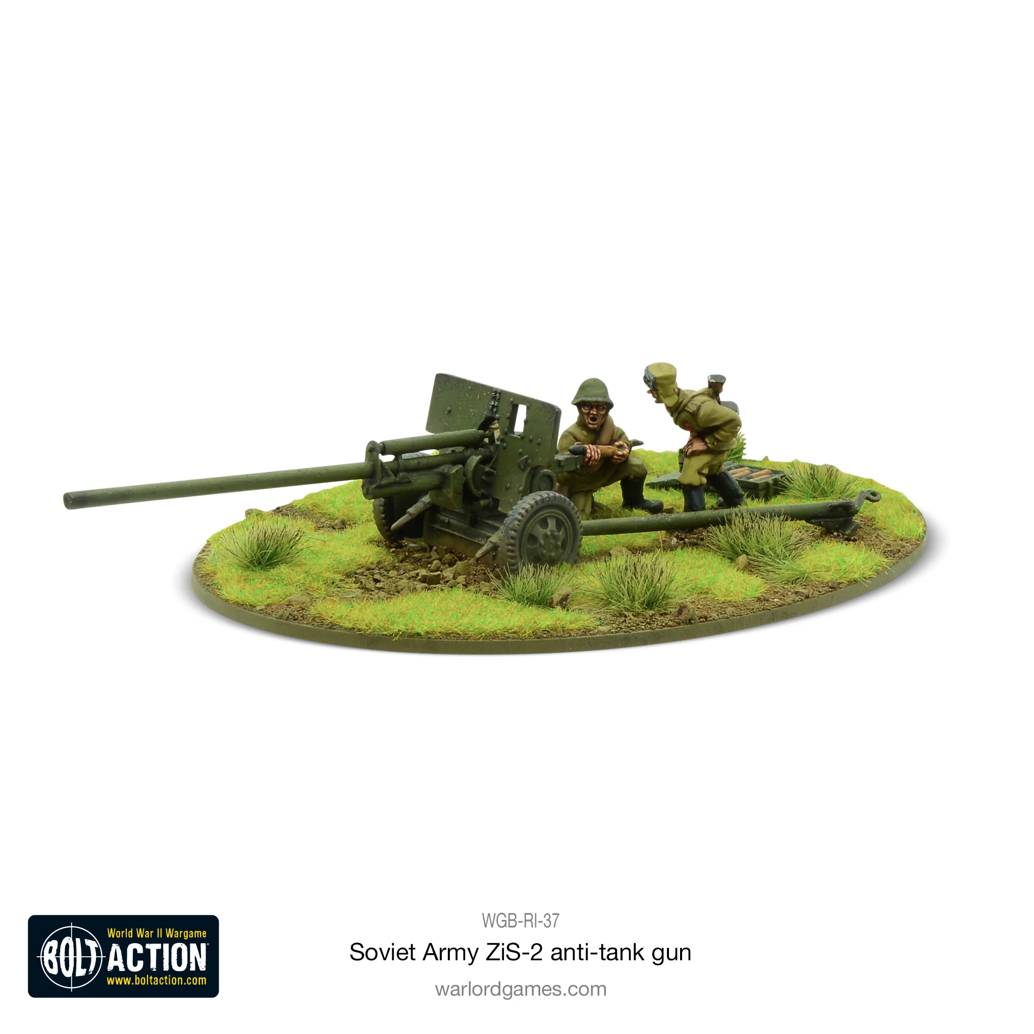 Soviet Army Zis-2 57mm anti-tank gun - Image 2