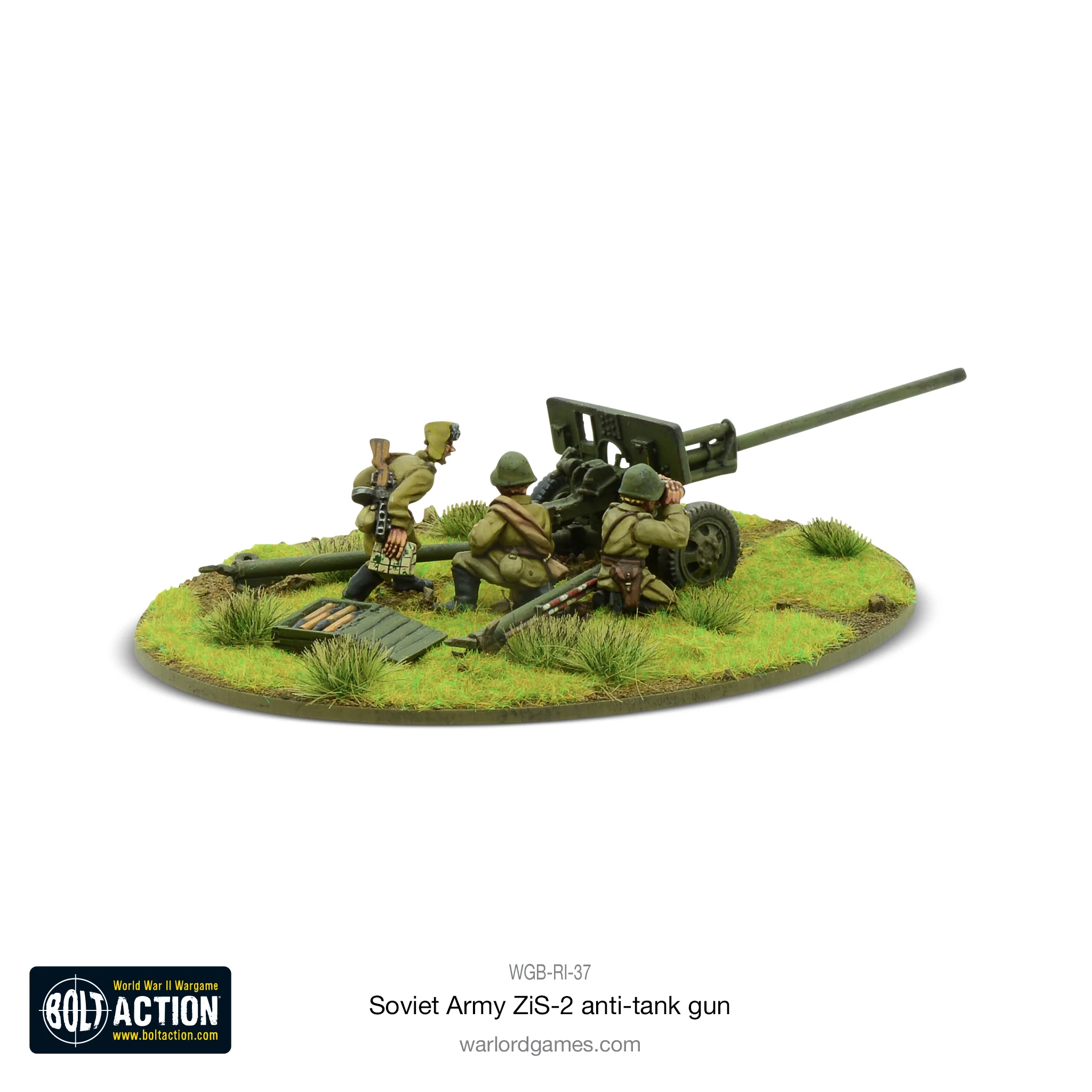 Soviet Army Zis-2 57mm anti-tank gun - Image 3