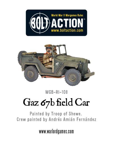Soviet Gaz 67b field Car - Image 3