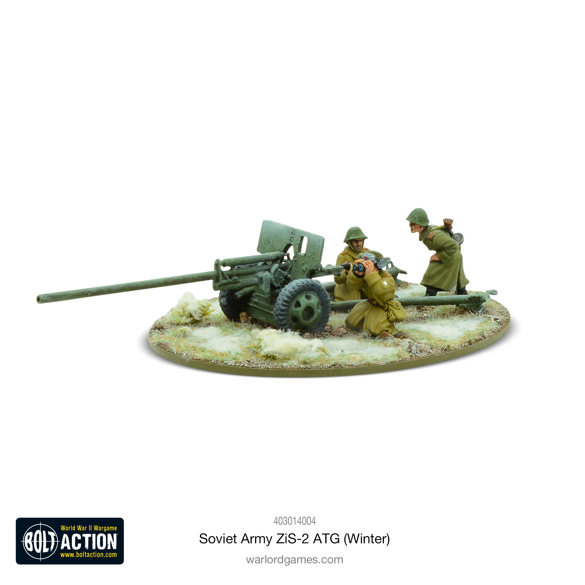 Soviet ZIS-2 anti-tank gun (Winter) - Image 2