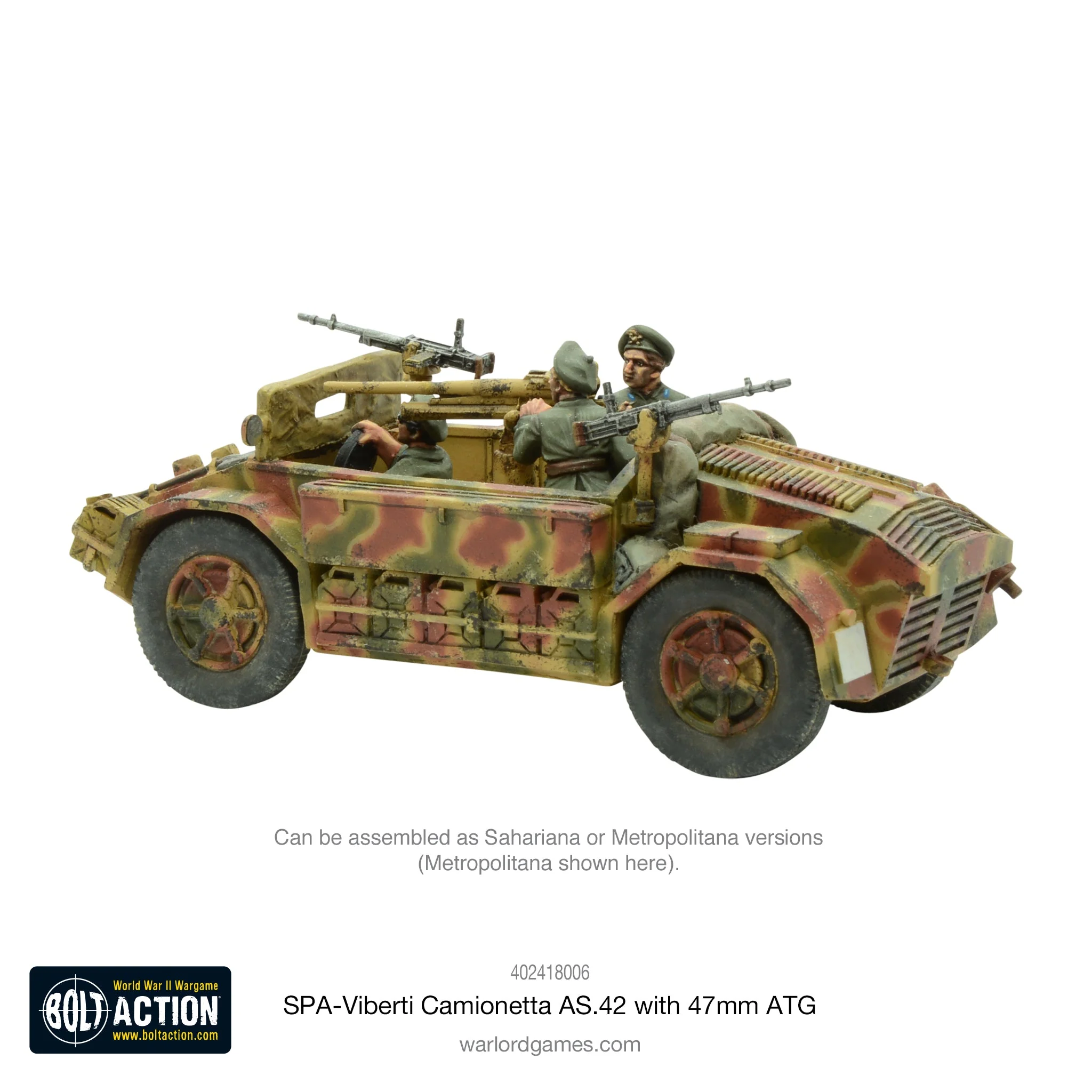 SPA-Viberti Camionetta AS. 42 with 47mm ATG - Image 3
