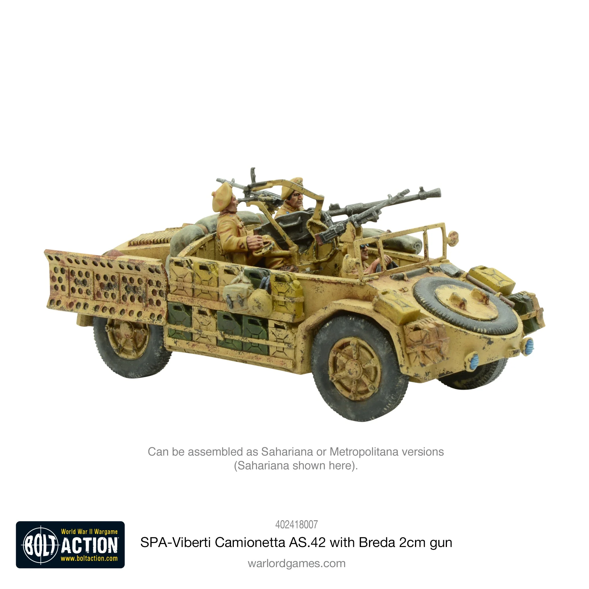 SPA-Viberti Camionetta AS. 42 with Breda 2cm gun - Image 2