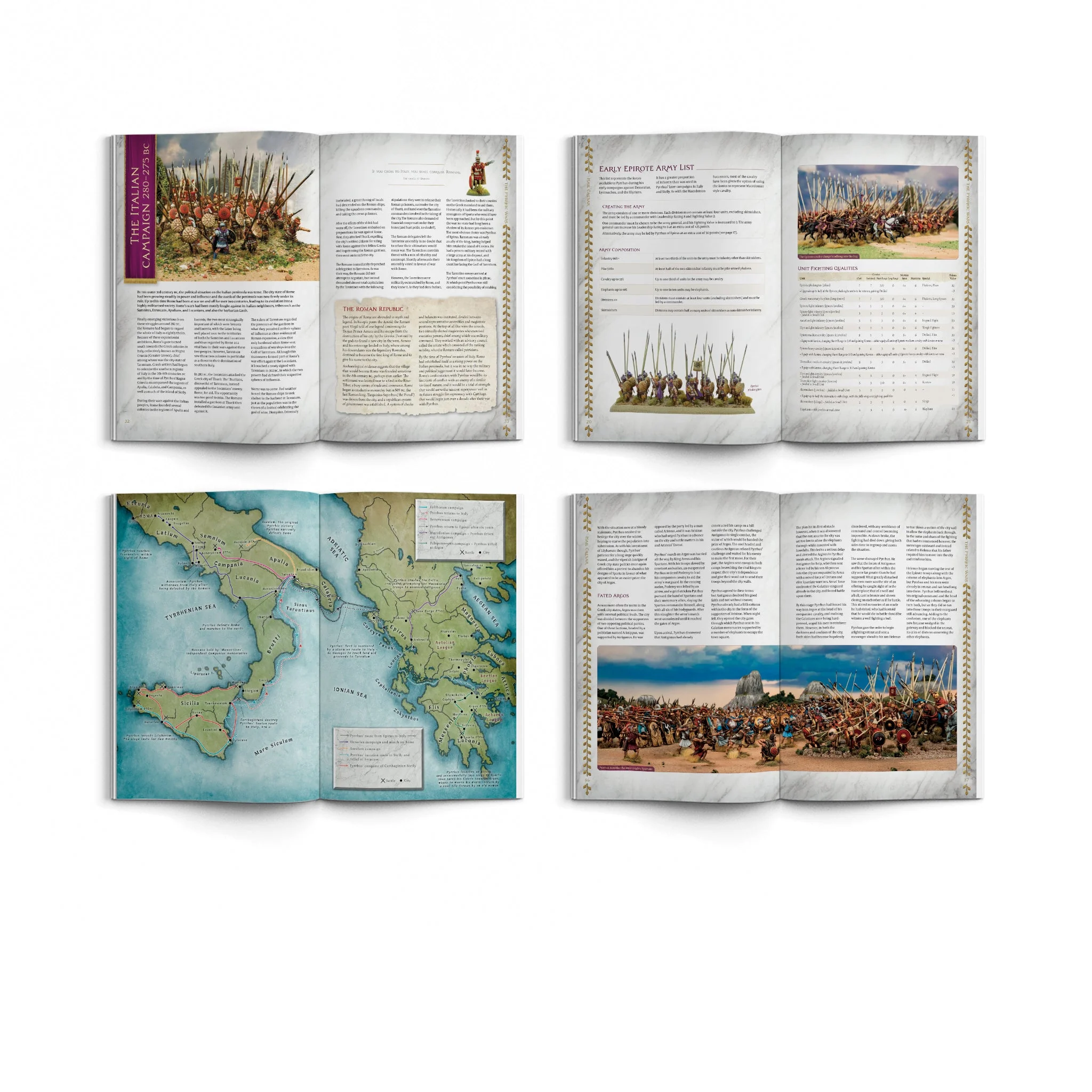 The Pyrrhic Wars - Hail Caesar supplement with Pyrrhus on foot book miniature - Image 4