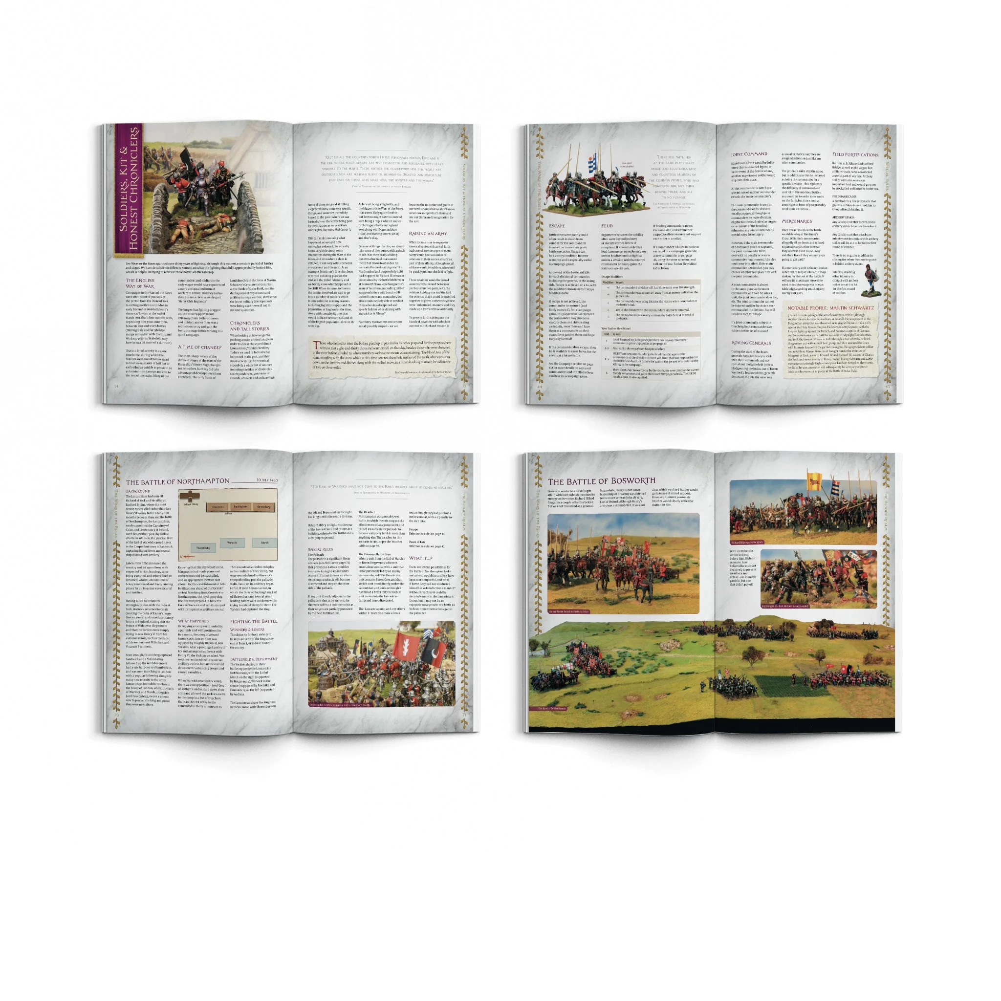 The Wars of the Roses - Hail Caesar Supplement with Richard III, King Of England Special Miniature - Image 4