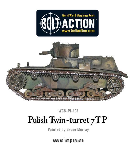 Twin-turreted Polish 7TP tank - Image 3