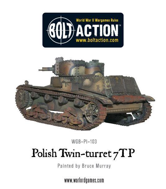 Twin-turreted Polish 7TP tank - Image 4