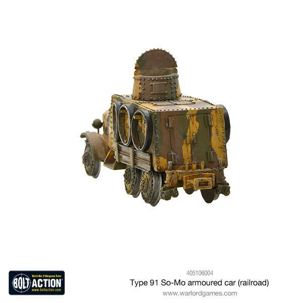 Type 91 So-Mo armoured car (railroad) - Image 3