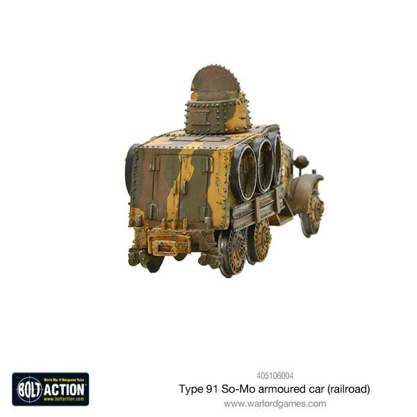 Type 91 So-Mo armoured car (railroad) - Image 4