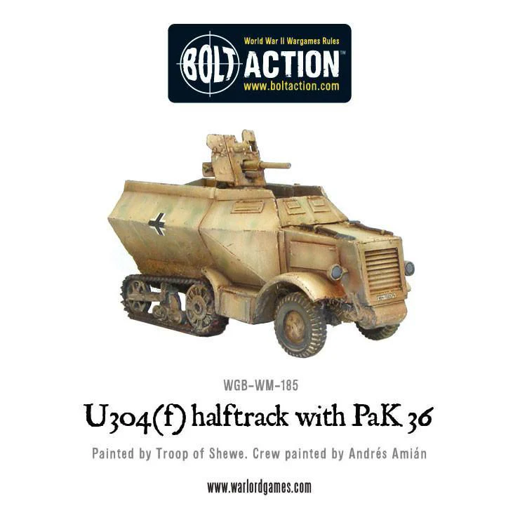 U304(f) halftrack with PaK 36 - Image 2