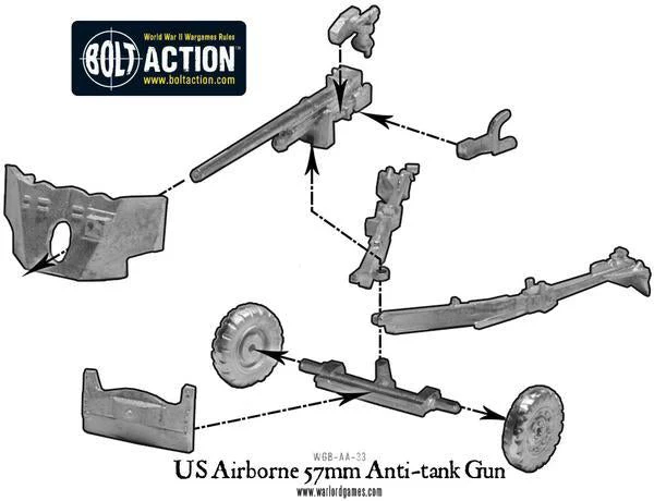 US Airborne 57mm anti-tank gun (1944-45) - Image 4