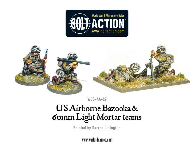 US Airborne Bazooka and 60mm light mortar teams - Image 2
