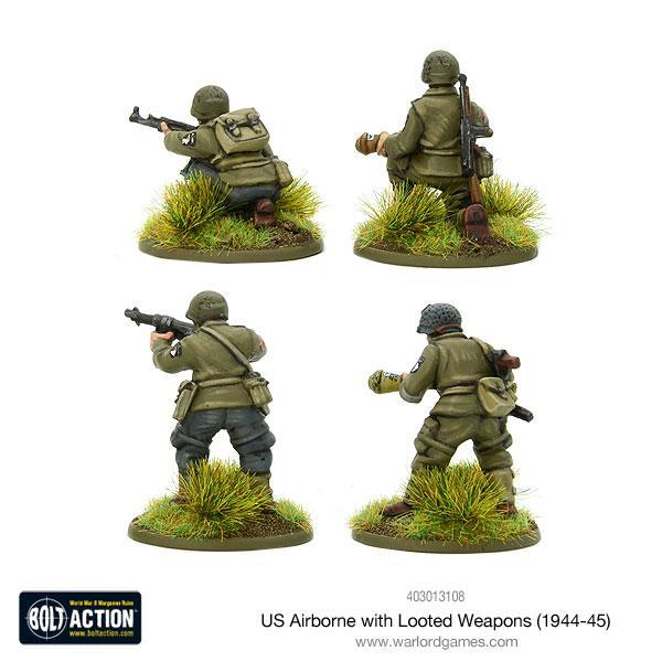 US Airborne with looted German weapons (1944-45) - Image 2