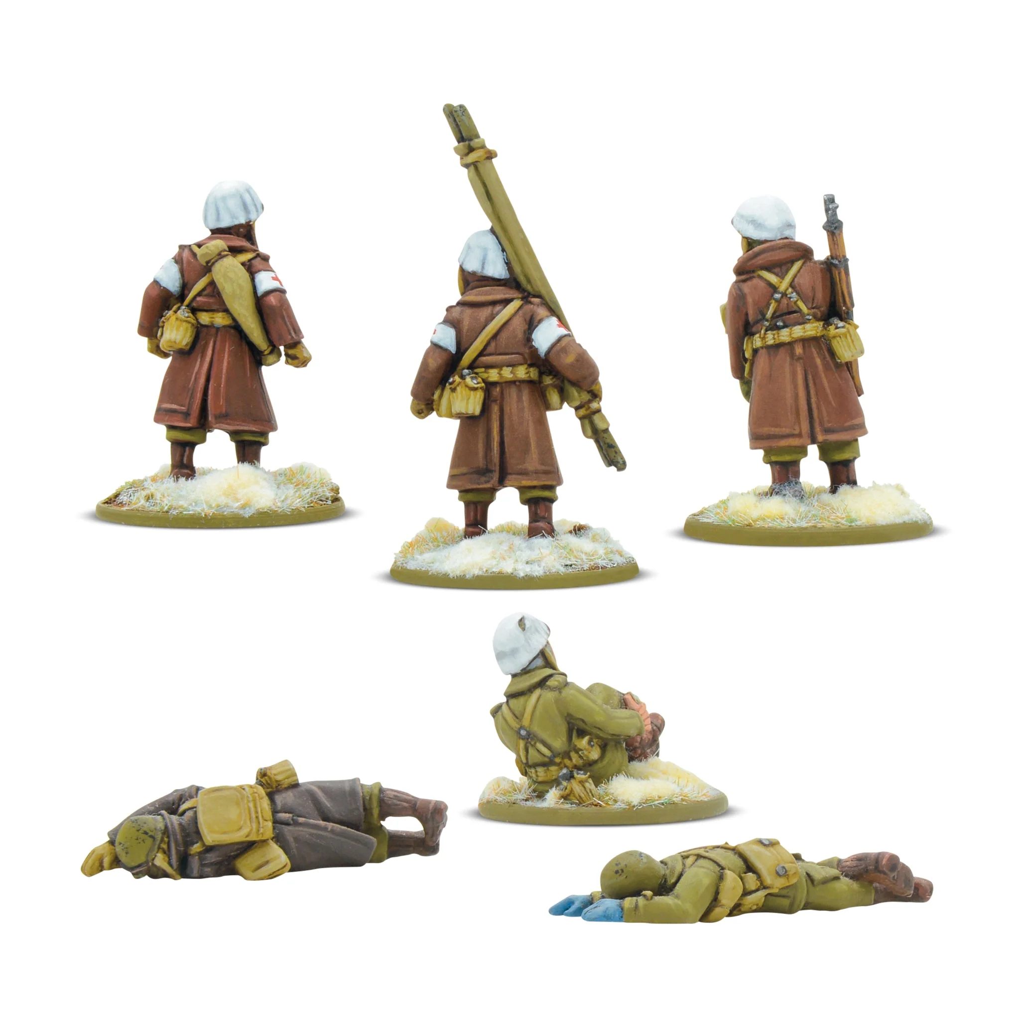 US Army (Winter) Stretcher Team & Casualties - Image 2