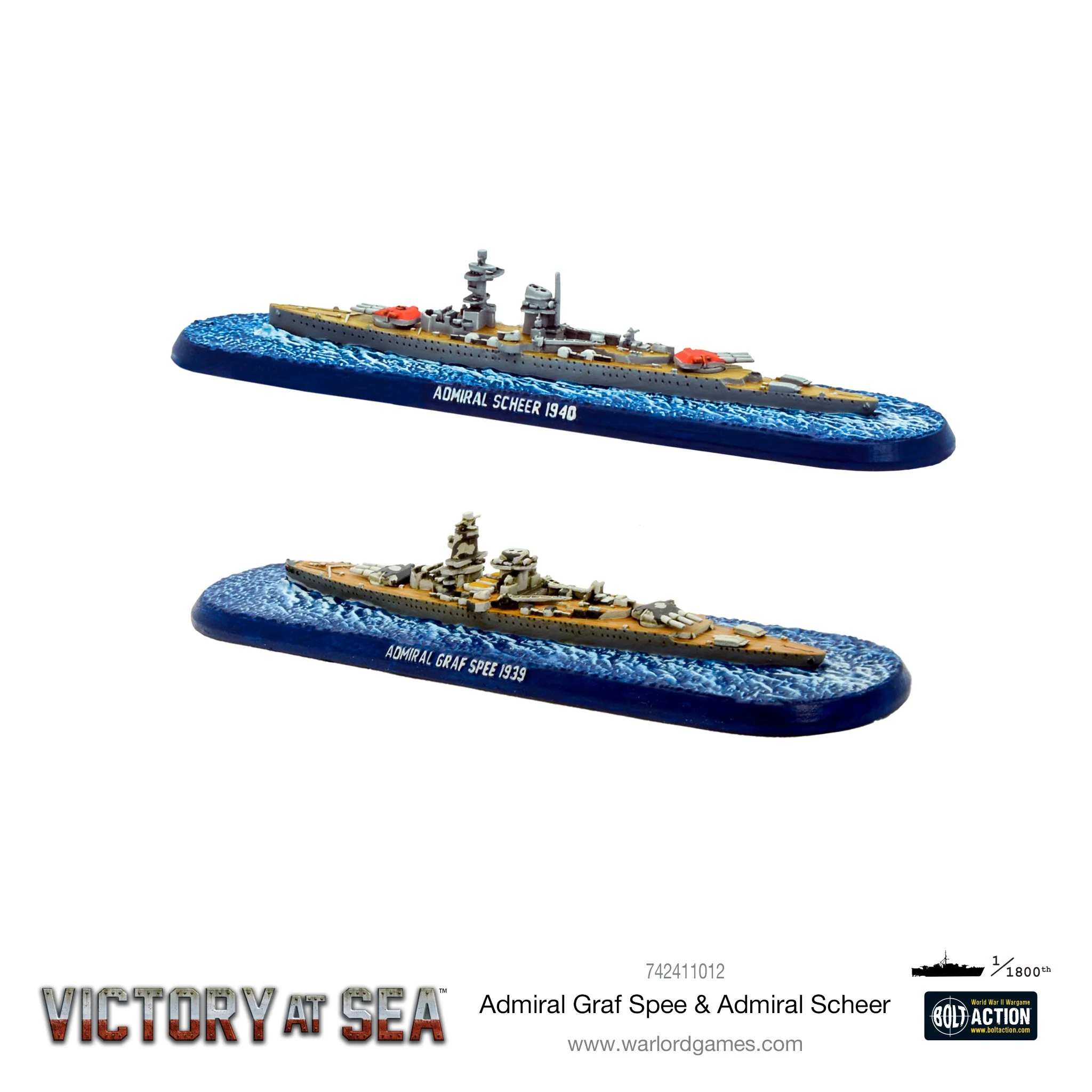 Victory at Sea: Cruisers - Admiral Graf Spee & Admiral Scheer - Image 2