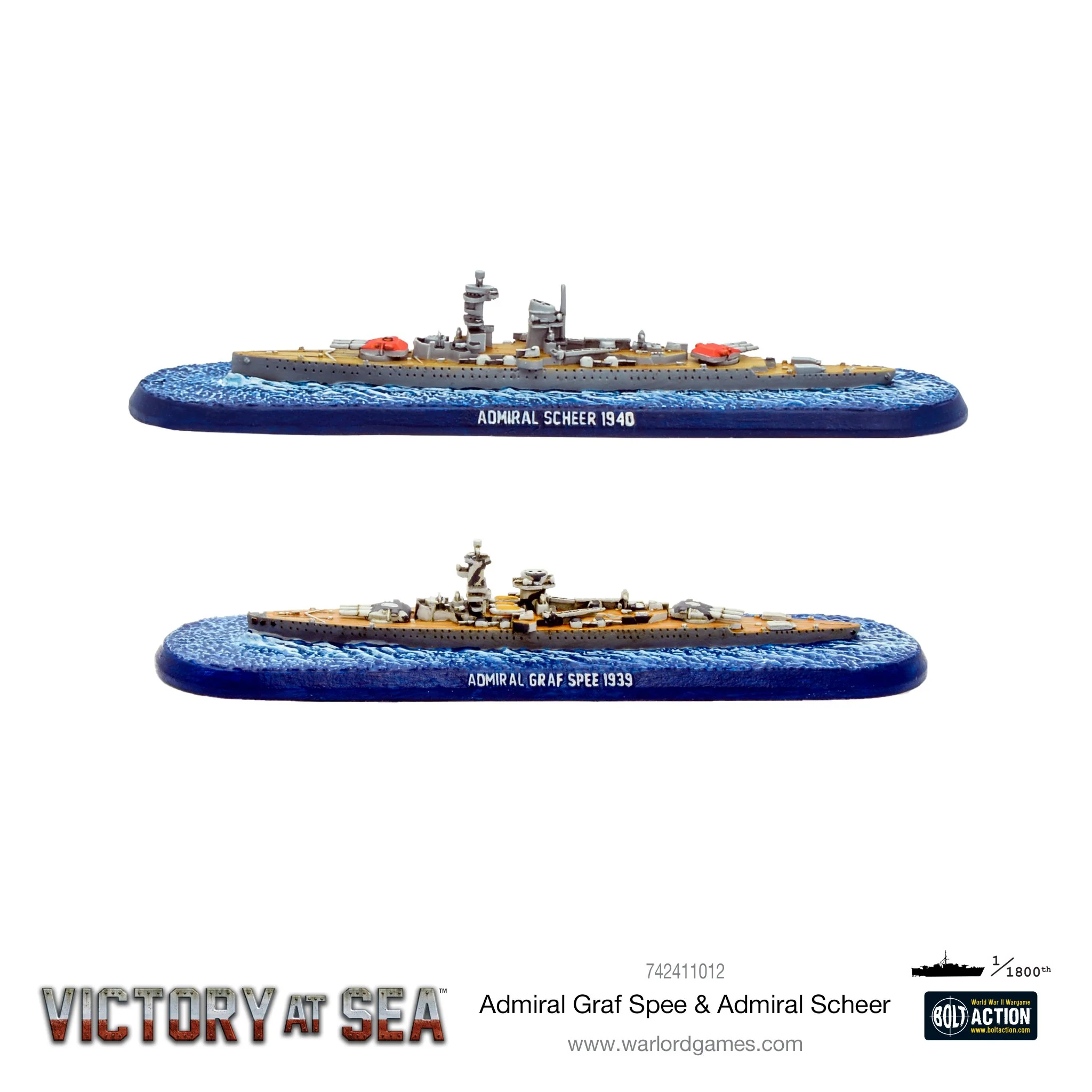 Victory at Sea: Cruisers - Admiral Graf Spee & Admiral Scheer - Image 3