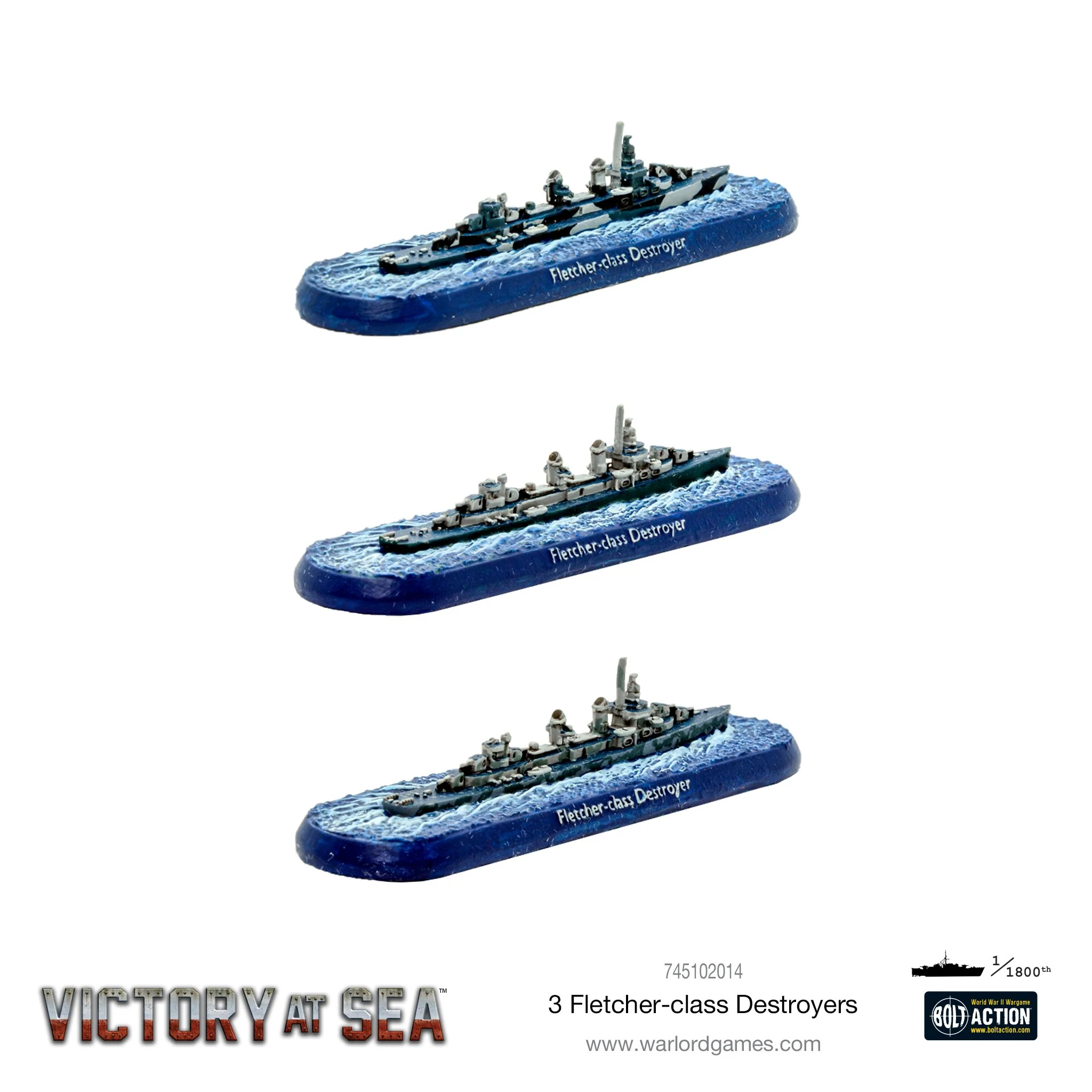 Victory at Sea Fletcher-class Destroyers - Image 3
